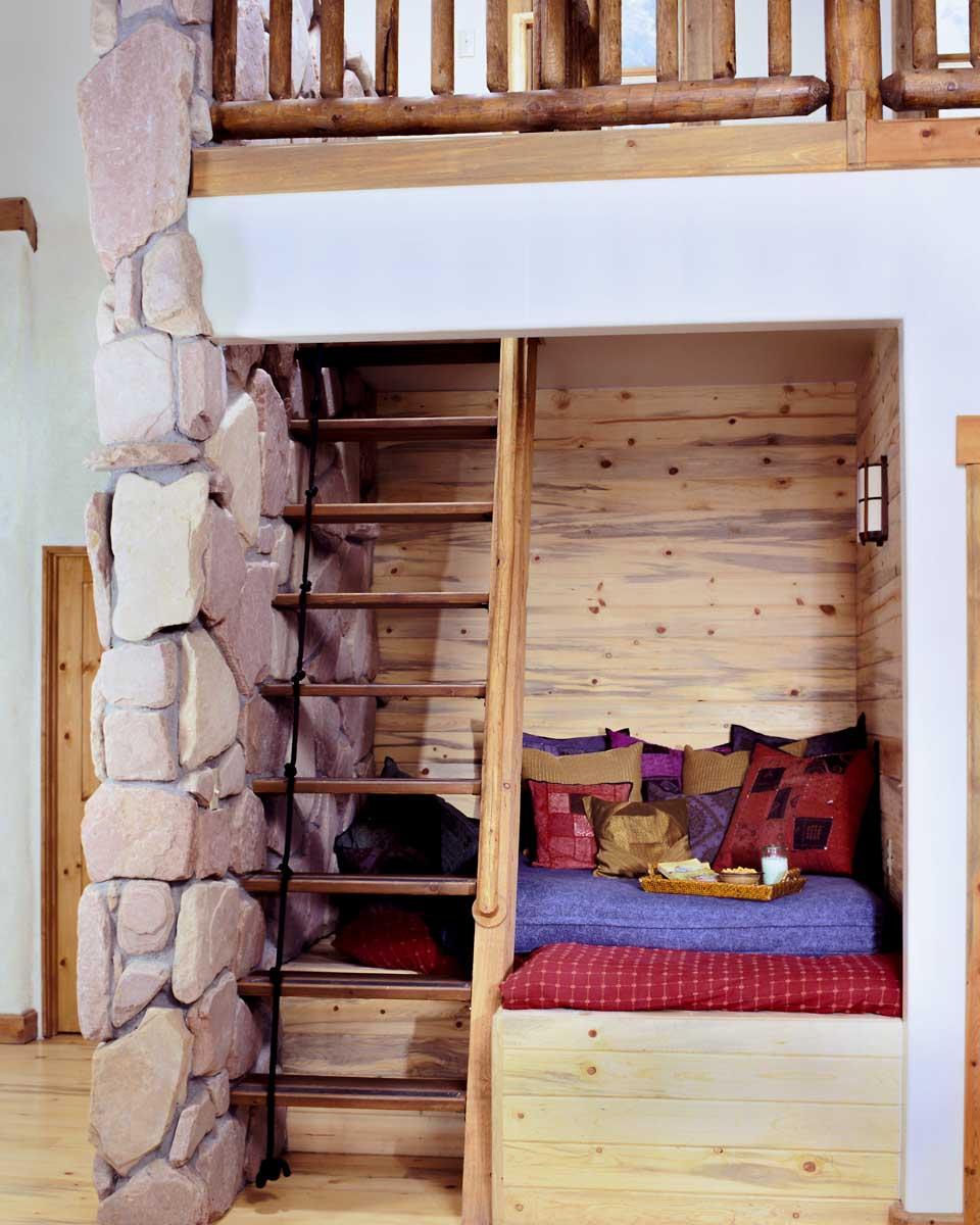 Plan 640003SRA: Striking Two Bedroom Getaway Cabin - Image #9 - Cottage, Mountain, Vacation