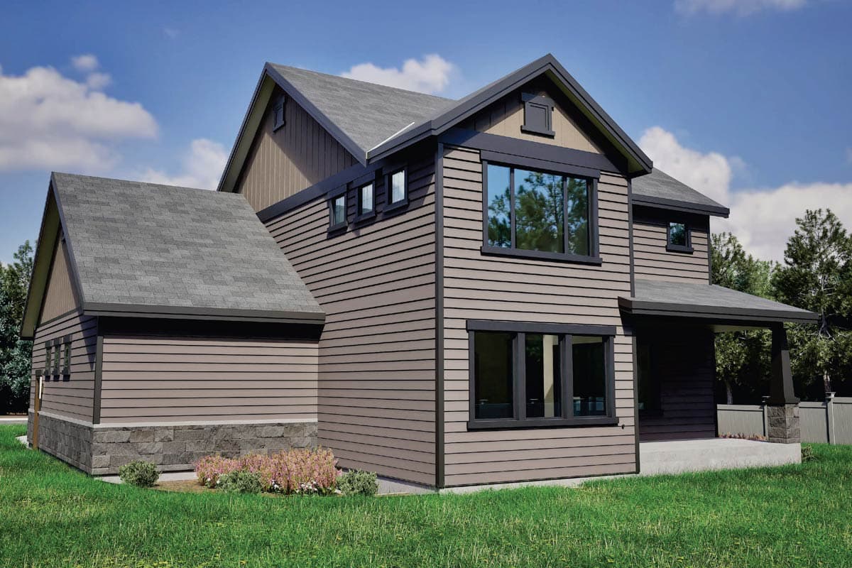 Plan 290037IY: Sturdy Craftsman House Plan - Image #8 - Craftsman, Farmhouse, Northwest