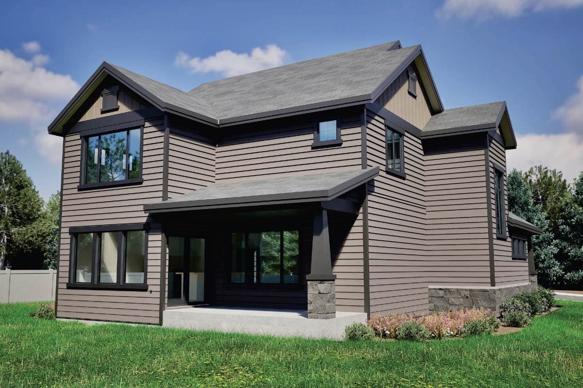 Plan 290037IY: Sturdy Craftsman House Plan - Image #7 - Craftsman, Farmhouse, Northwest