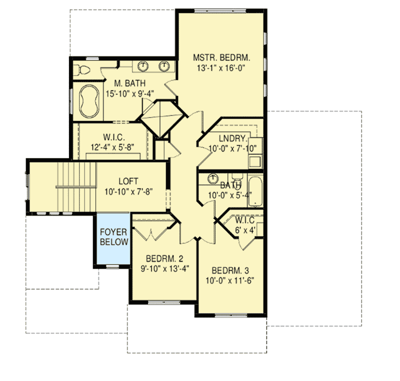 Plan 290037IY: Sturdy Craftsman House Plan - Floor Plan - 2nd Floor - Craftsman, Farmhouse, Northwest