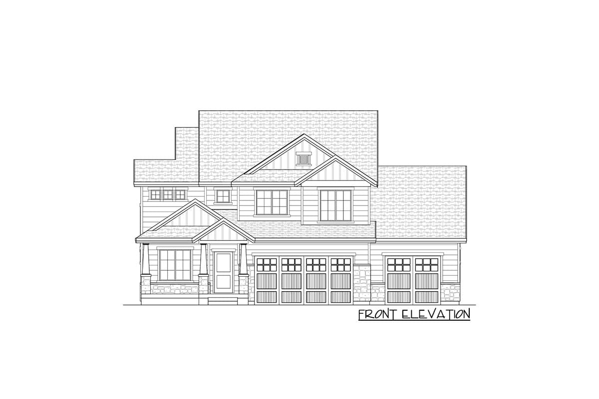 Plan 290037IY: Sturdy Craftsman House Plan - Image #9 - Craftsman, Farmhouse, Northwest