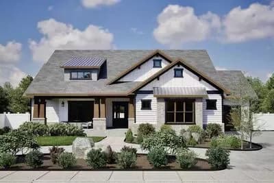 Expandable Two Bedroom Northwest House Plan