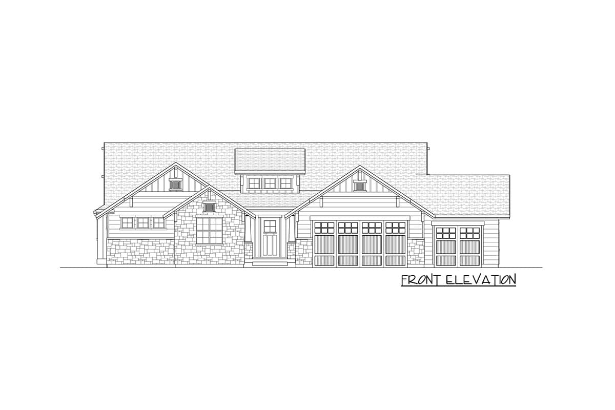 Plan 290029IY: Arts and Crafts Bungalow with Optional Lower Level - Image #9 - Craftsman, Northwest