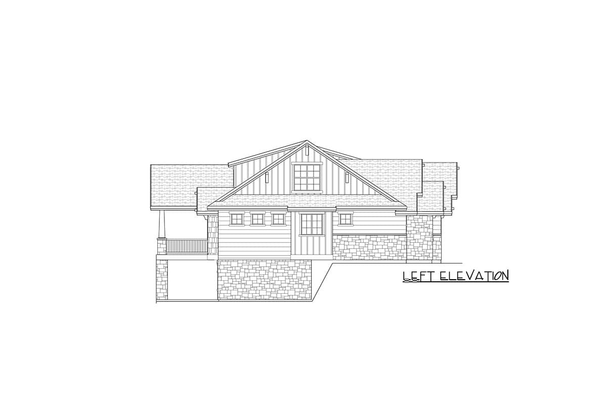 Plan 290029IY: Arts and Crafts Bungalow with Optional Lower Level - Image #10 - Craftsman, Northwest