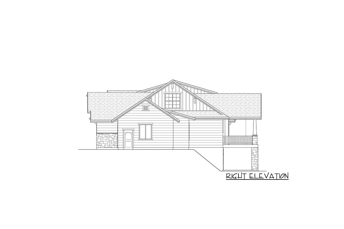Plan 290029IY: Arts and Crafts Bungalow with Optional Lower Level - Image #12 - Craftsman, Northwest