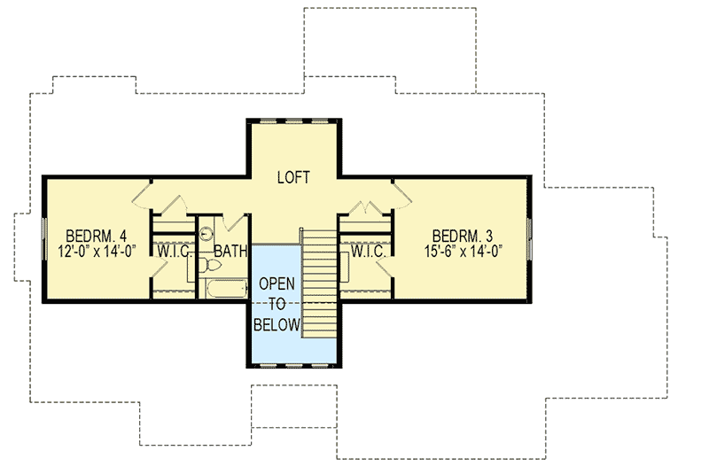 Plan 290029IY: Arts and Crafts Bungalow with Optional Lower Level - Floor Plan - 2nd Floor - Craftsman, Northwest