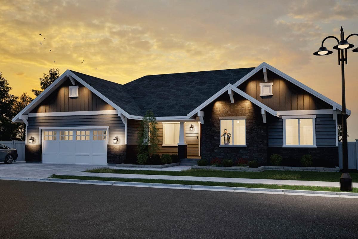 Plan 290040IY: Craftsman House Plan with Optional Lower Level - Image #8 - Craftsman, Northwest, Traditional