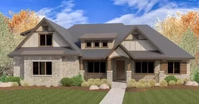 Expandable European House Plan