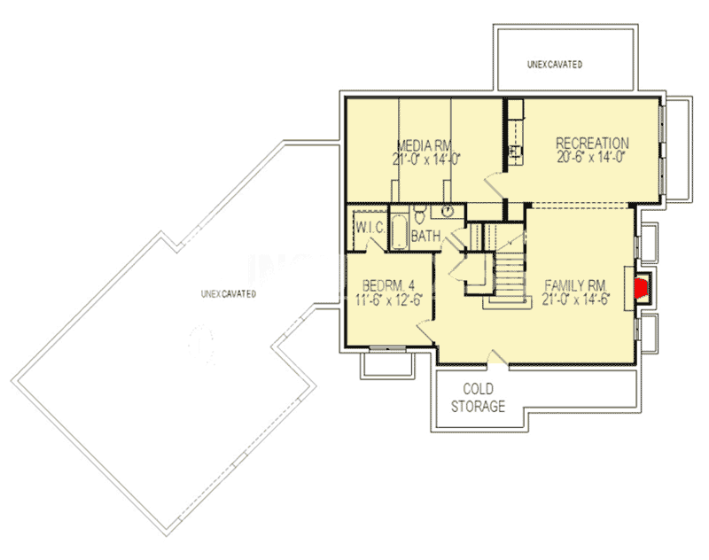 Plan 290043IY: Sturdy Craftsman House Plan with Giant Master Suite - Floor Plan - Optional Lower Level - Craftsman, Northwest