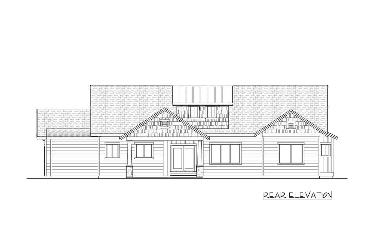 Plan 290045IY: Craftsman House Plan in Three Sizes - Image #4 - Craftsman, Northwest