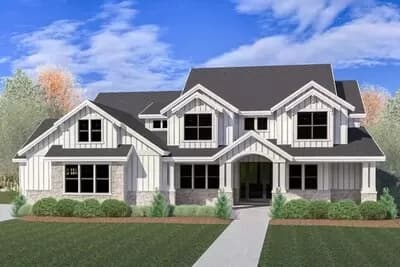 Chic 3250 Square Foot Modern Farmhouse