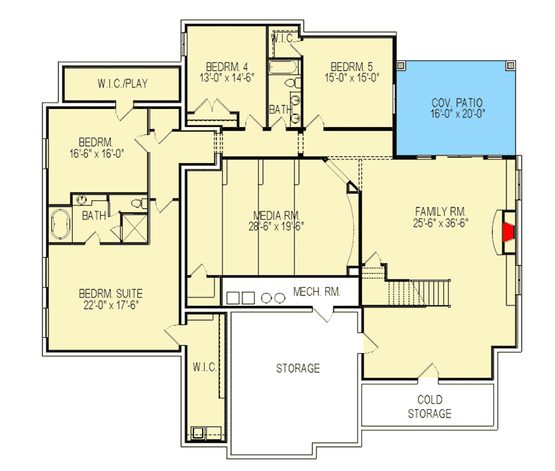 Plan 290053IY: Expandable Craftsman House Plan with Vaulted Great Room - Floor Plan - Optional Lower Level - Craftsman, Northwest