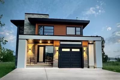 Compact Prairie Style House Plan