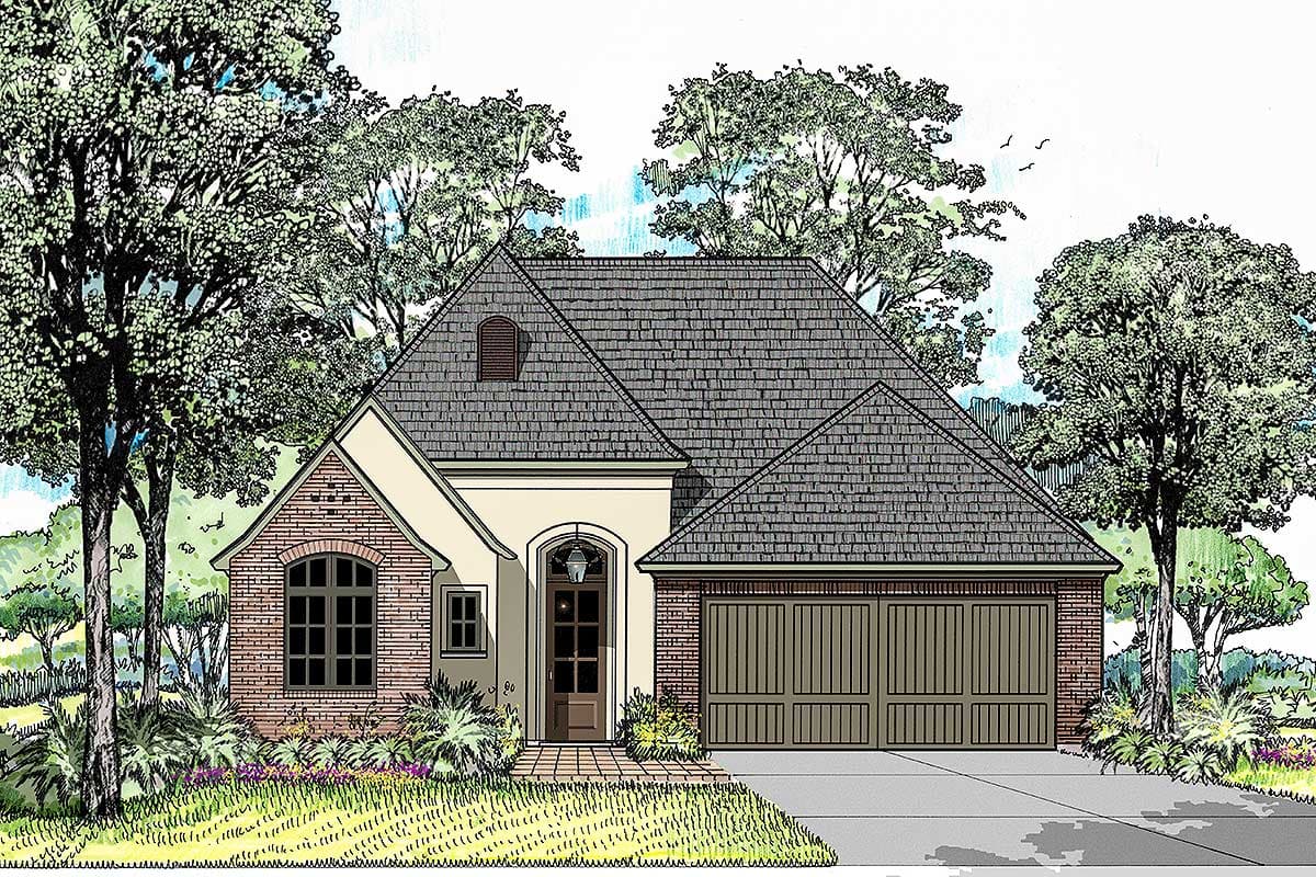 Plan 860000MCD: Petite Southern Beauty - Image #7 - Acadian, French Country, Louisiana-Style, New American, Southern, Transitional