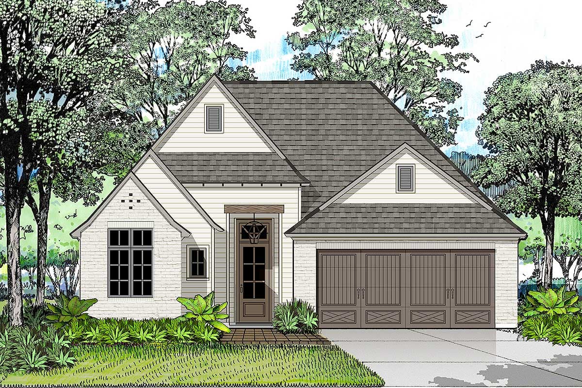 Plan 860000MCD: Petite Southern Beauty - Image #6 - Acadian, French Country, Louisiana-Style, New American, Southern, Transitional