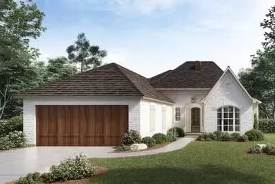 Compact French Country House Plan