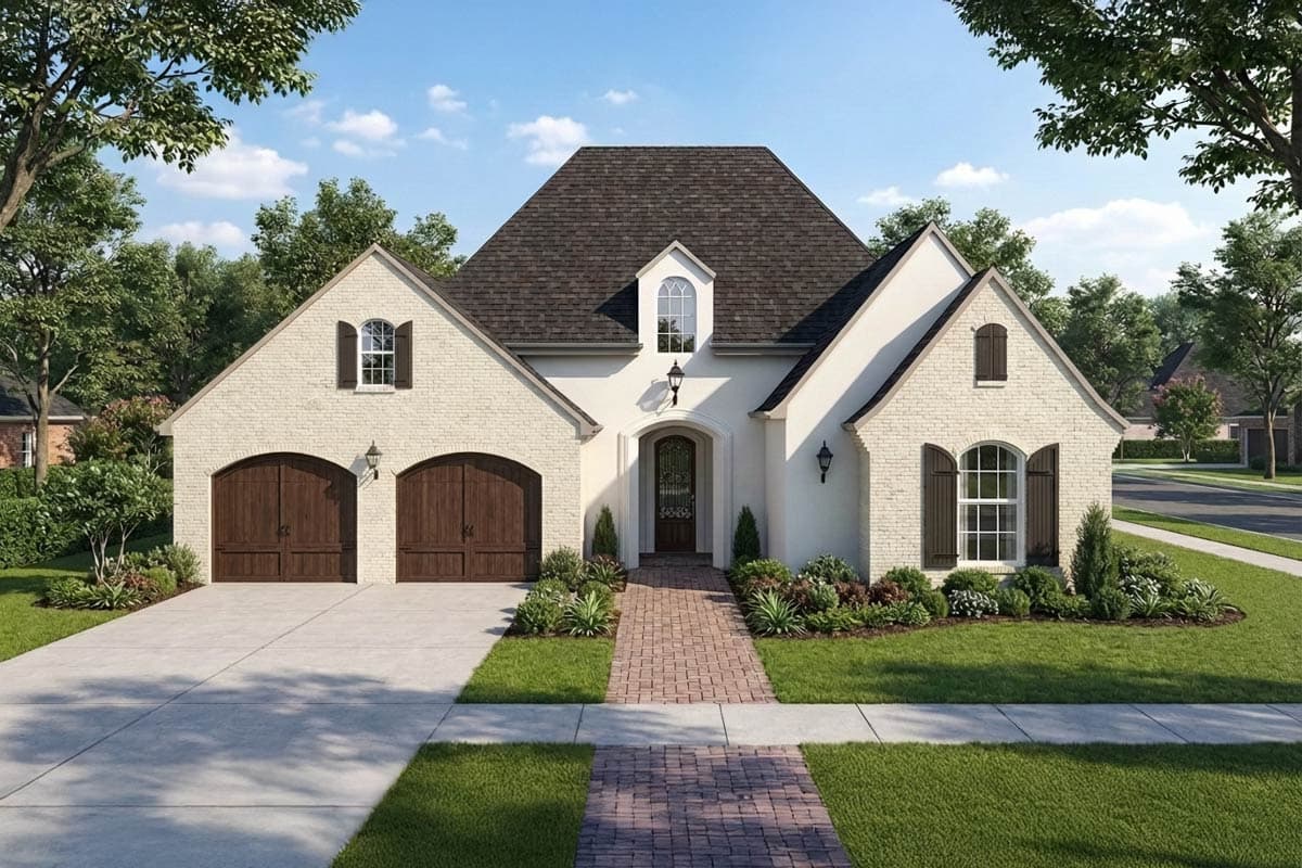 Plan 860003MCD: Elegant French Country House Plan - Image #9 - Acadian, French Country, Louisiana-Style, Southern