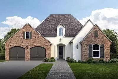 Elegant French Country House Plan