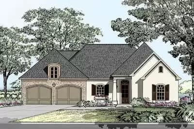 One-Story 3-Bed Southern House Plan