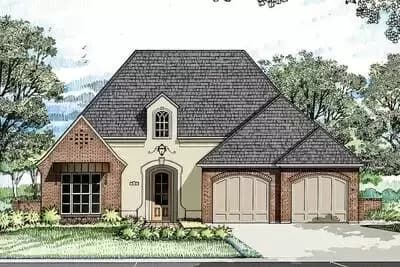 Acadian Beauty with Spacious Rear Porch