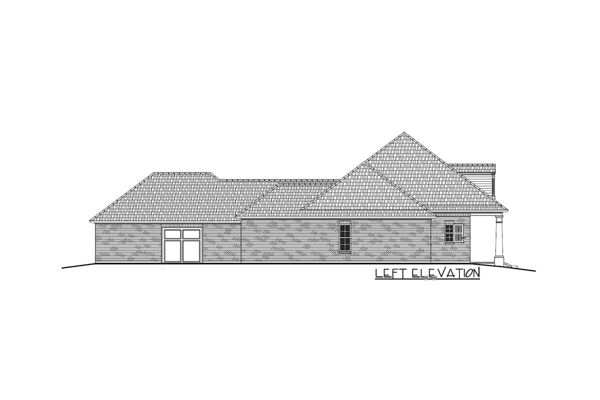 Plan 860011MCD: 4-Bed Acadian House Plan With 3-Car Garage - Image #5 - Acadian, Louisiana-Style, Southern, Traditional
