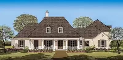 Southern Traditional House Plan With Large Bonus Room