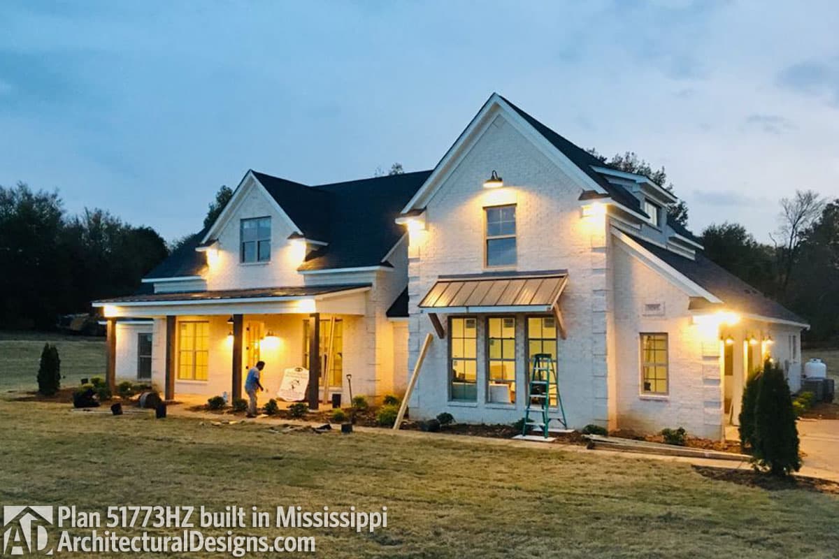 build gallery item - House Plan 51773HZ comes to life in Mississippi, again!
