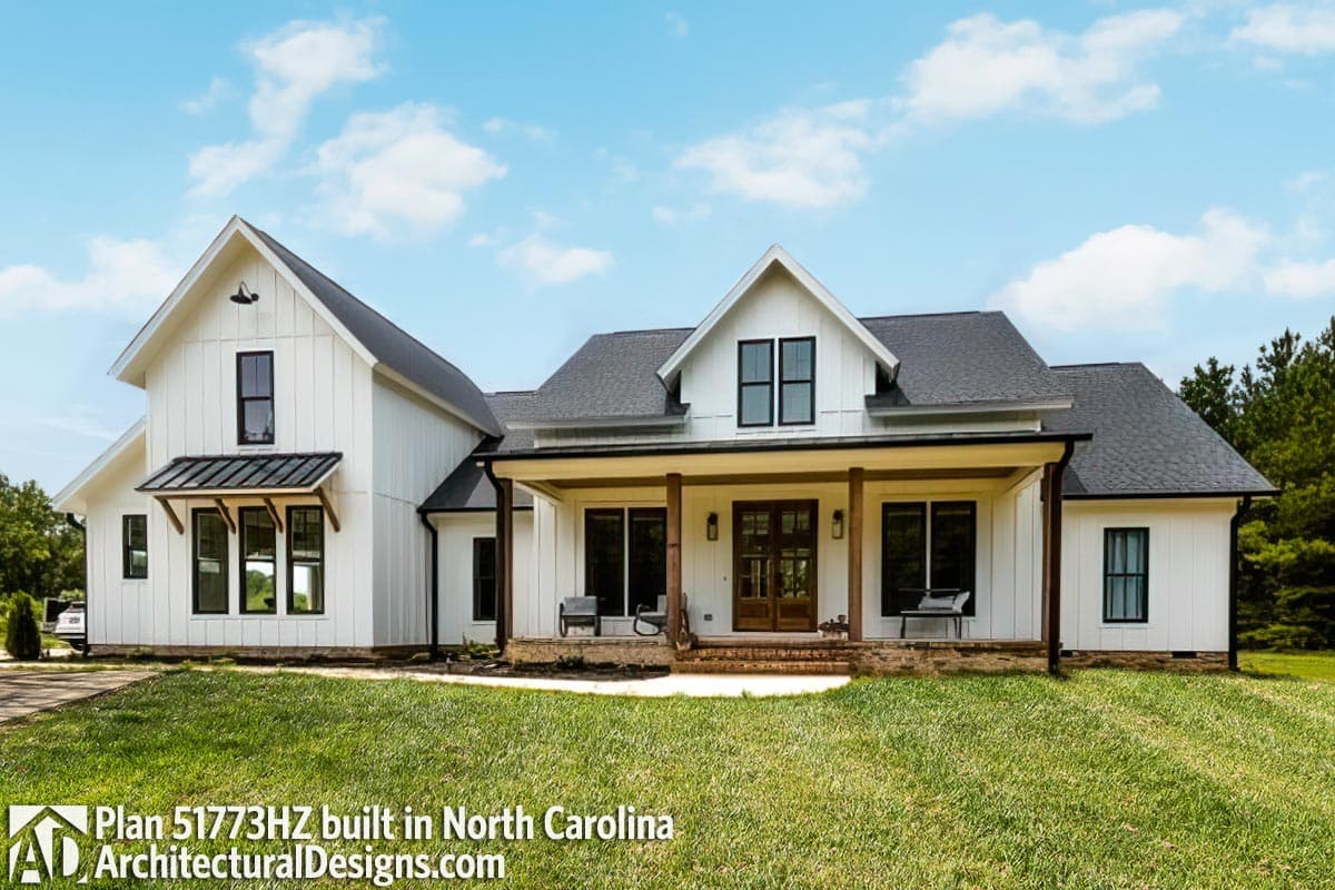 build gallery item - House Plan 51773HZ comes to life in North Carolina