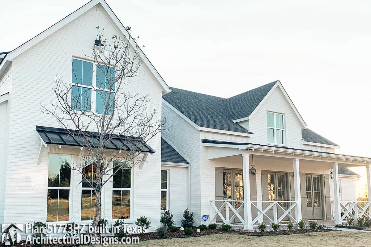 Modern Farmhouse Plan 51773HZ comes to life in Texas