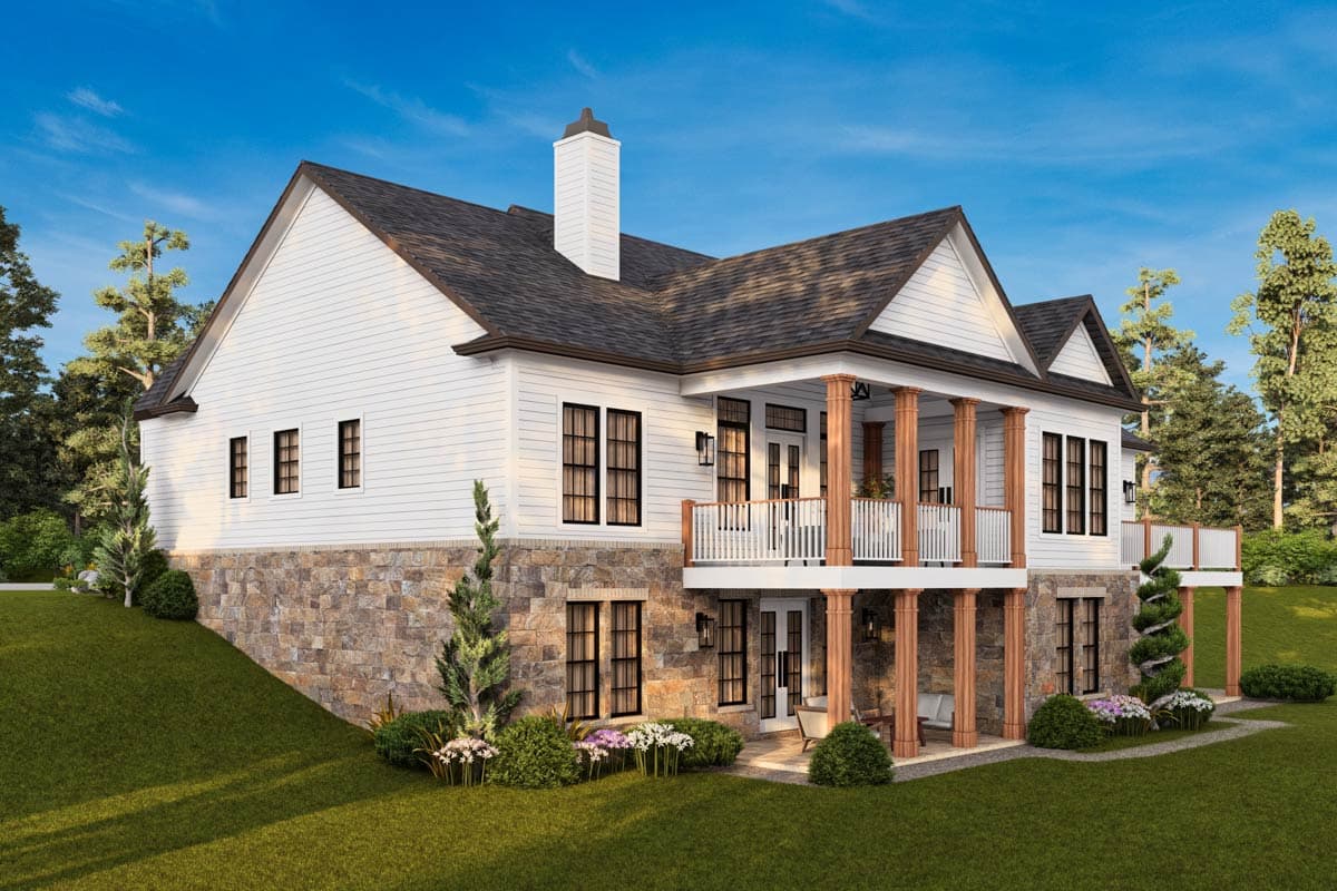 Plan 12311JL: Rugged Craftsman House Plan with Expansion Possibilities - 2764 Sq Ft - Image #10 - Craftsman, Mountain, Rustic