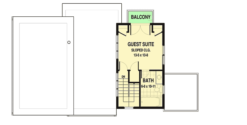 Plan 640004SRA: Passive Solar House Plan Designed To Catch The Views - Floor Plan - 2nd Floor - Contemporary, Mountain