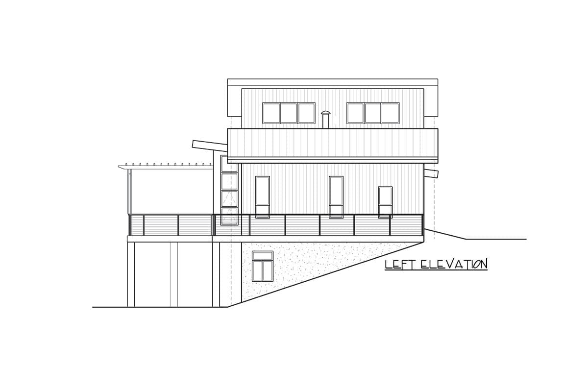 Plan 640004SRA: Passive Solar House Plan Designed To Catch The Views - Image #15 - Contemporary, Mountain