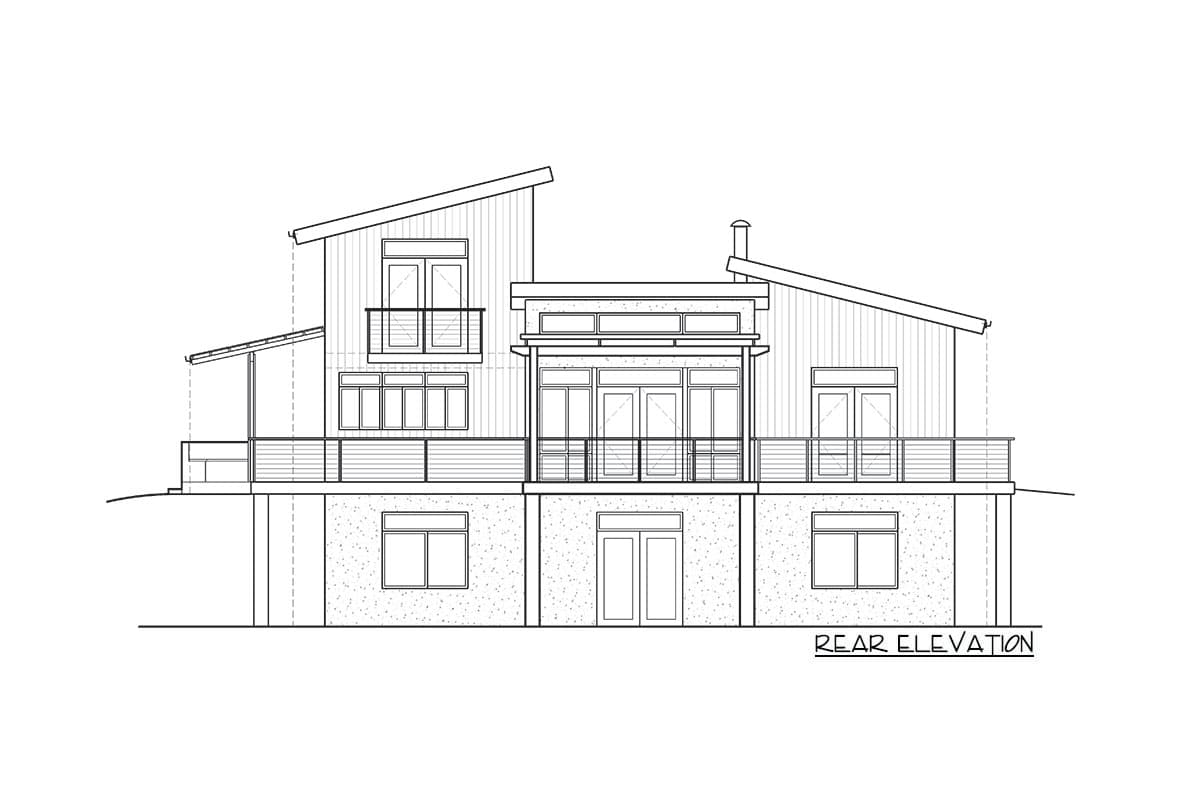 Plan 640004SRA: Passive Solar House Plan Designed To Catch The Views - Image #16 - Contemporary, Mountain