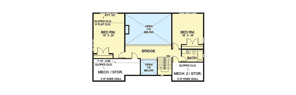Plan 640005SRA: Energy Efficient Contemporary Mountain Home Plan - Floor Plan - 2nd Floor - Contemporary, Mountain, Vacation