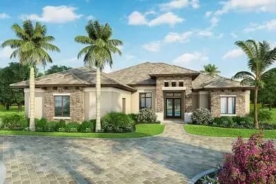 Contemporary Coastal 3-Bed Home Plan