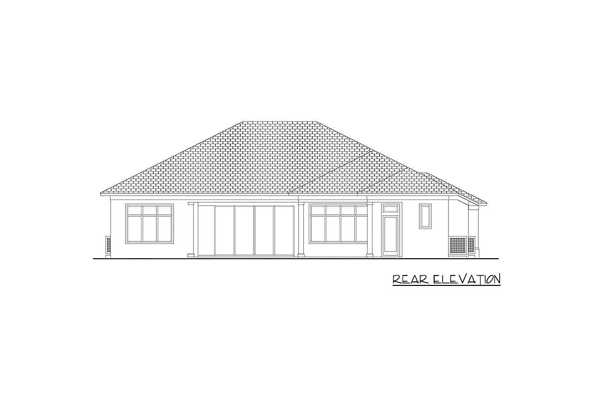 Plan 86056BW: Upscale Florida House Plan - Image #17 - Coastal, Florida-Style, Vacation