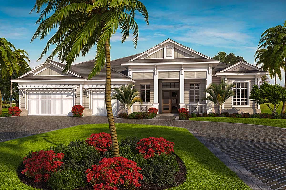 Plan 86056BW: Upscale Florida House Plan - Image #15 - Coastal, Florida-Style, Vacation