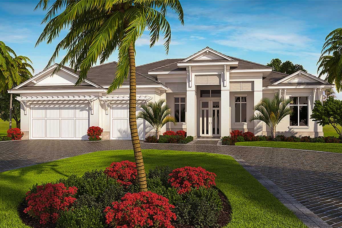 Plan 86056BW: Upscale Florida House Plan - Image #16 - Coastal, Florida-Style, Vacation
