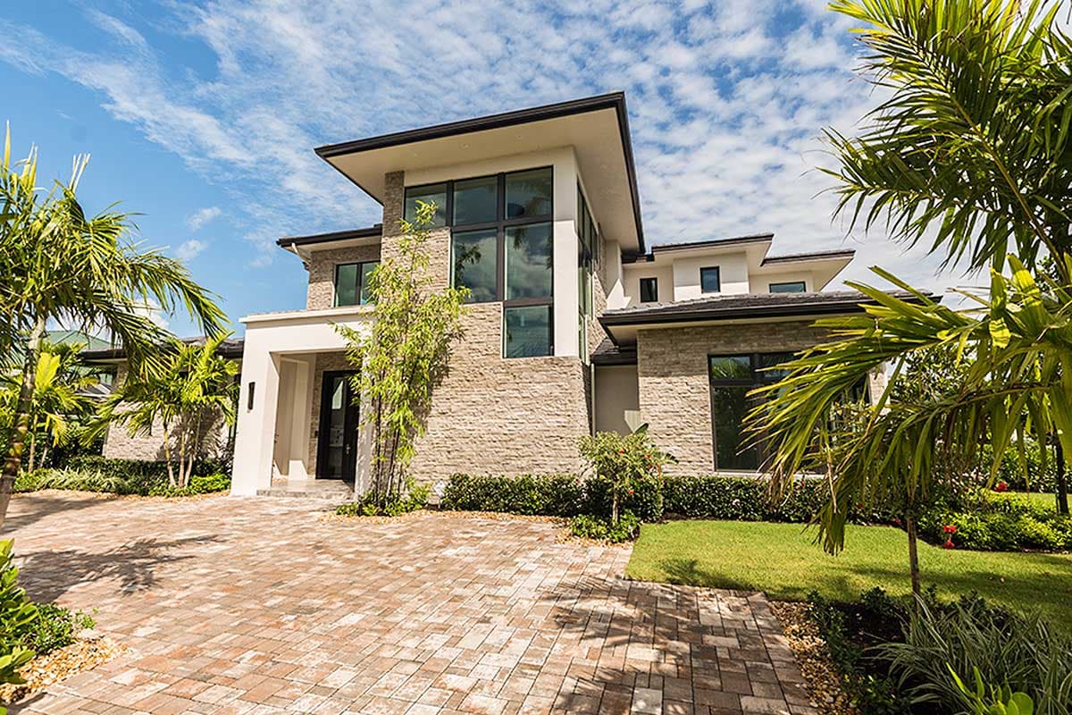 Plan 86058BW: Coastal Contemporary Home Plan with Outdoor Living - 4350 Sq Ft - Image #4 - Coastal Contemporary, Contemporary, Florida-Style, Modern