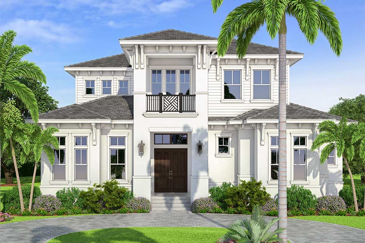 Plan 86059BW: Bold and Beautiful with Second Floor Balconies - Image #13 - Coastal, Florida-Style, Southern