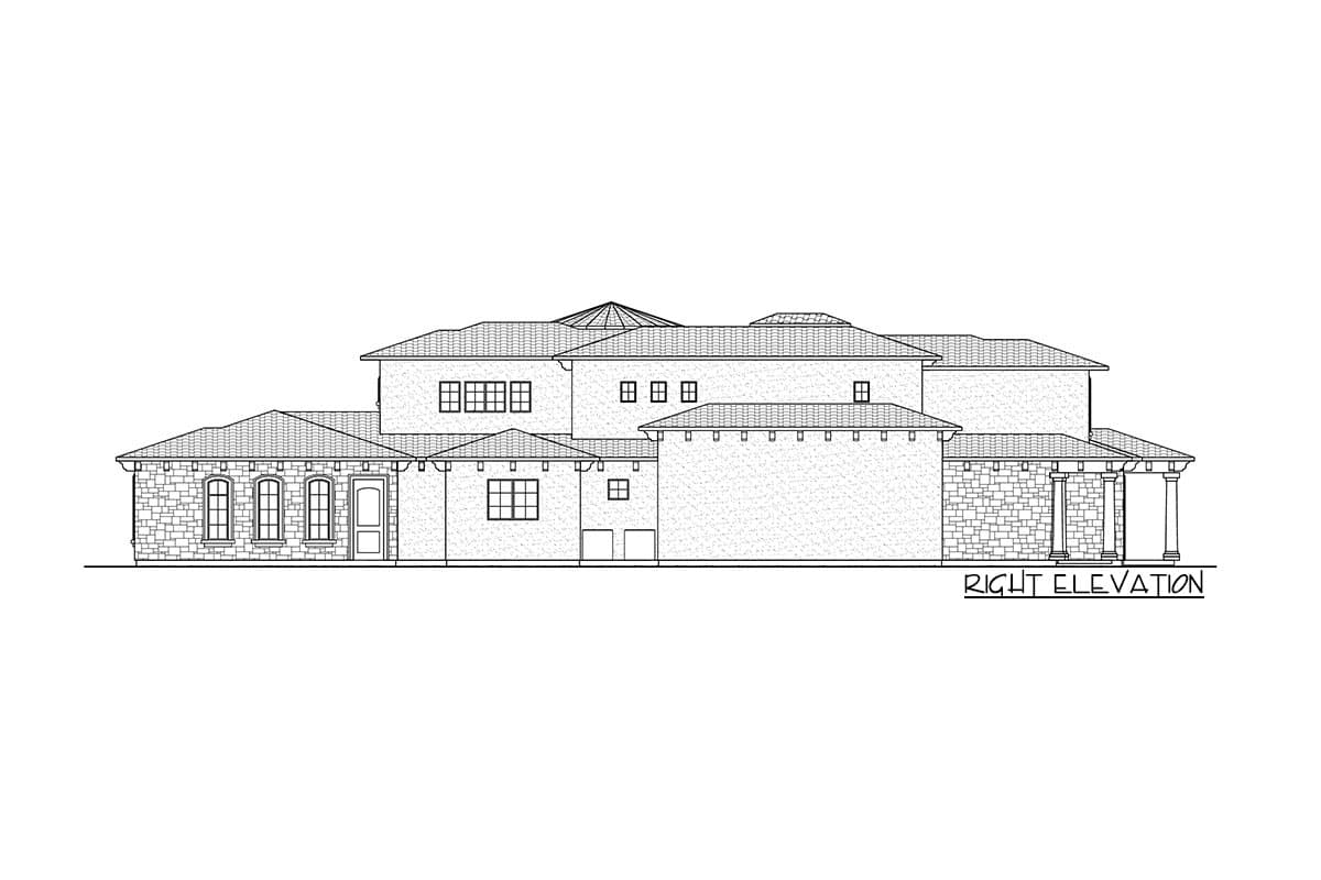 Plan 290070IY: Spacious Mediterranean House Plan with Attached Casita - Image #5 - Florida-Style, Mediterranean