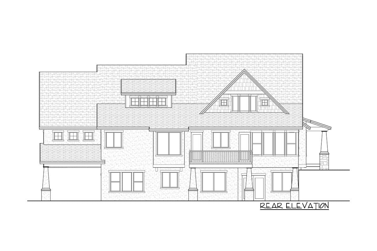 Plan 290075IY: Craftsman House Plan with 3-Car Garage and Master On Main - Image #4 - Craftsman, Northwest