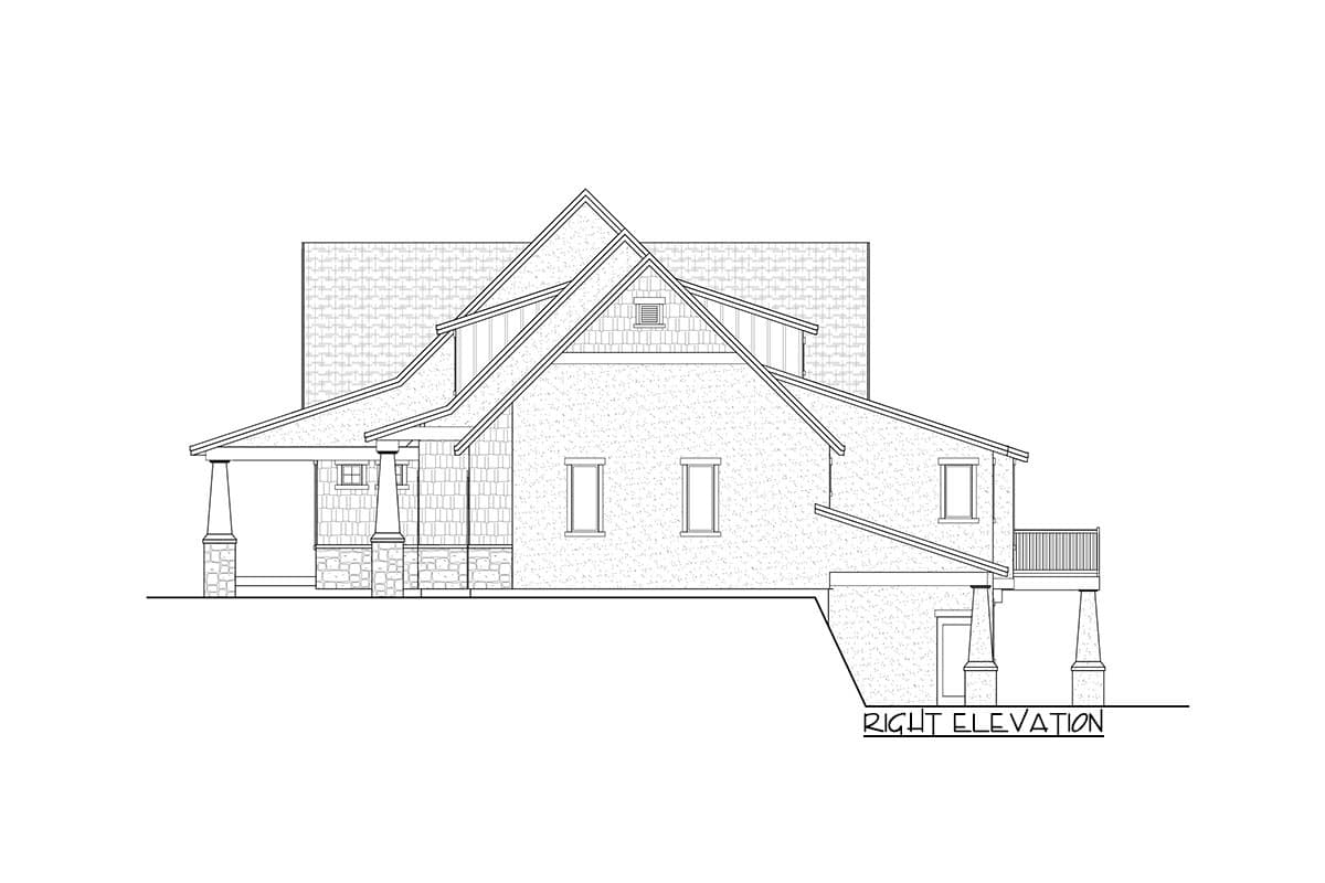 Plan 290075IY: Craftsman House Plan with 3-Car Garage and Master On Main - Image #5 - Craftsman, Northwest
