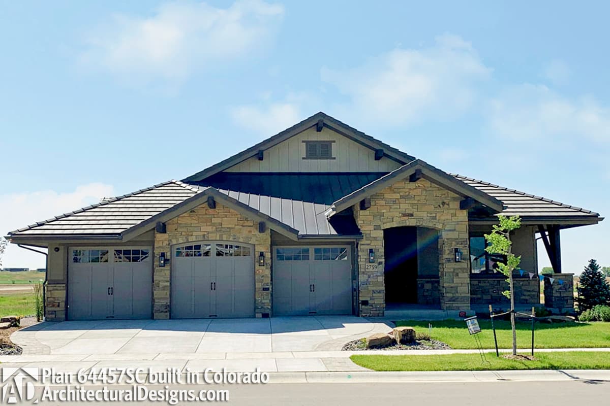 Plan 64457SC: Rugged Craftsman With Drop-Dead Gorgeous Views In Back - Image #4 - Craftsman, Modern Farmhouse, Mountain, Northwest, Rustic