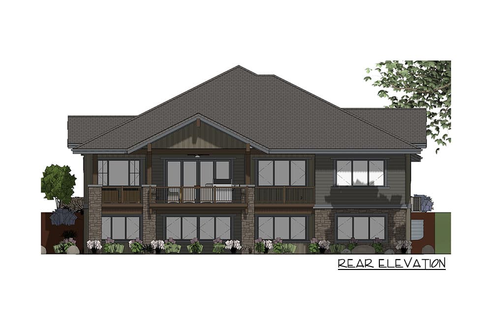 Plan 64457SC: Rugged Craftsman With Drop-Dead Gorgeous Views In Back - Image #17 - Craftsman, Modern Farmhouse, Mountain, Northwest, Rustic