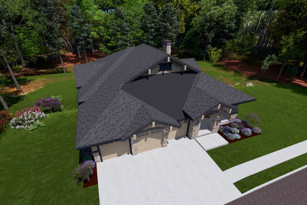 Plan 64457SC: Rugged Craftsman With Drop-Dead Gorgeous Views In Back - Image #13 - Craftsman, Modern Farmhouse, Mountain, Northwest, Rustic