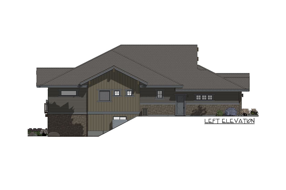 Plan 64457SC: Rugged Craftsman With Drop-Dead Gorgeous Views In Back - Image #16 - Craftsman, Modern Farmhouse, Mountain, Northwest, Rustic