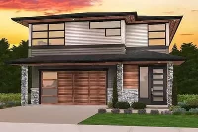 Modern Northwest Prairie-Style House Plan With 4 Beds