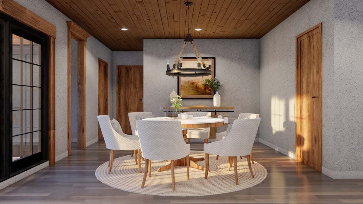 Plan 60701ND: Rustic 2-Bed Home Plan with Walkout Basement - 1766 Sq Ft - Image #12 - Cottage, Country, Mountain, Rustic, Southern, Vacation