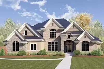 Classic Traditional House Plan with Up to Eight Bedrooms
